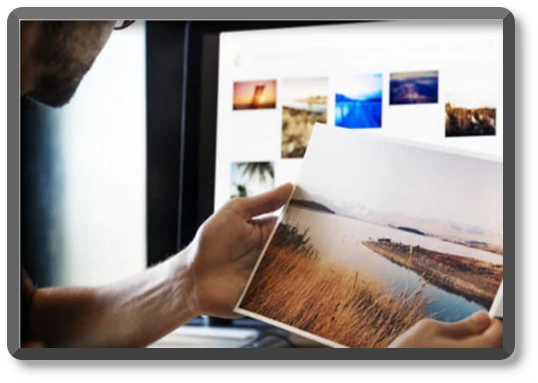 impressão em papel fotográfico